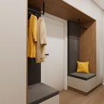 Vstavaná skriňa na mieru do chodby - 4-izbový byt v Dúbravke